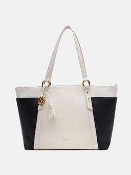 Kazo - White Karl Tote Bag (L)