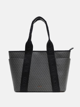 Kazo - Black Signature Karl Tote Bag (L)