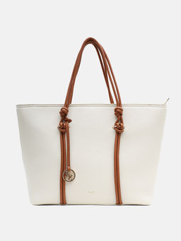 Kazo - Off White Elie Tote Bag (L)