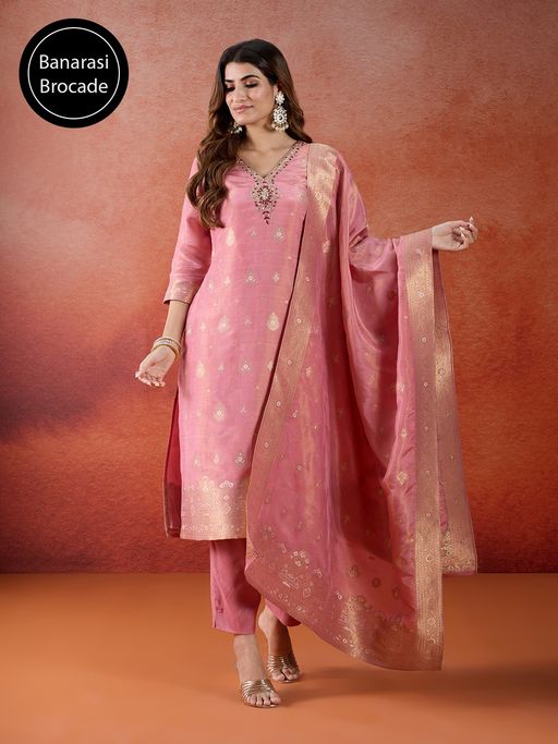 banarasi dress neck designs Banarasi Suit Neck Designs