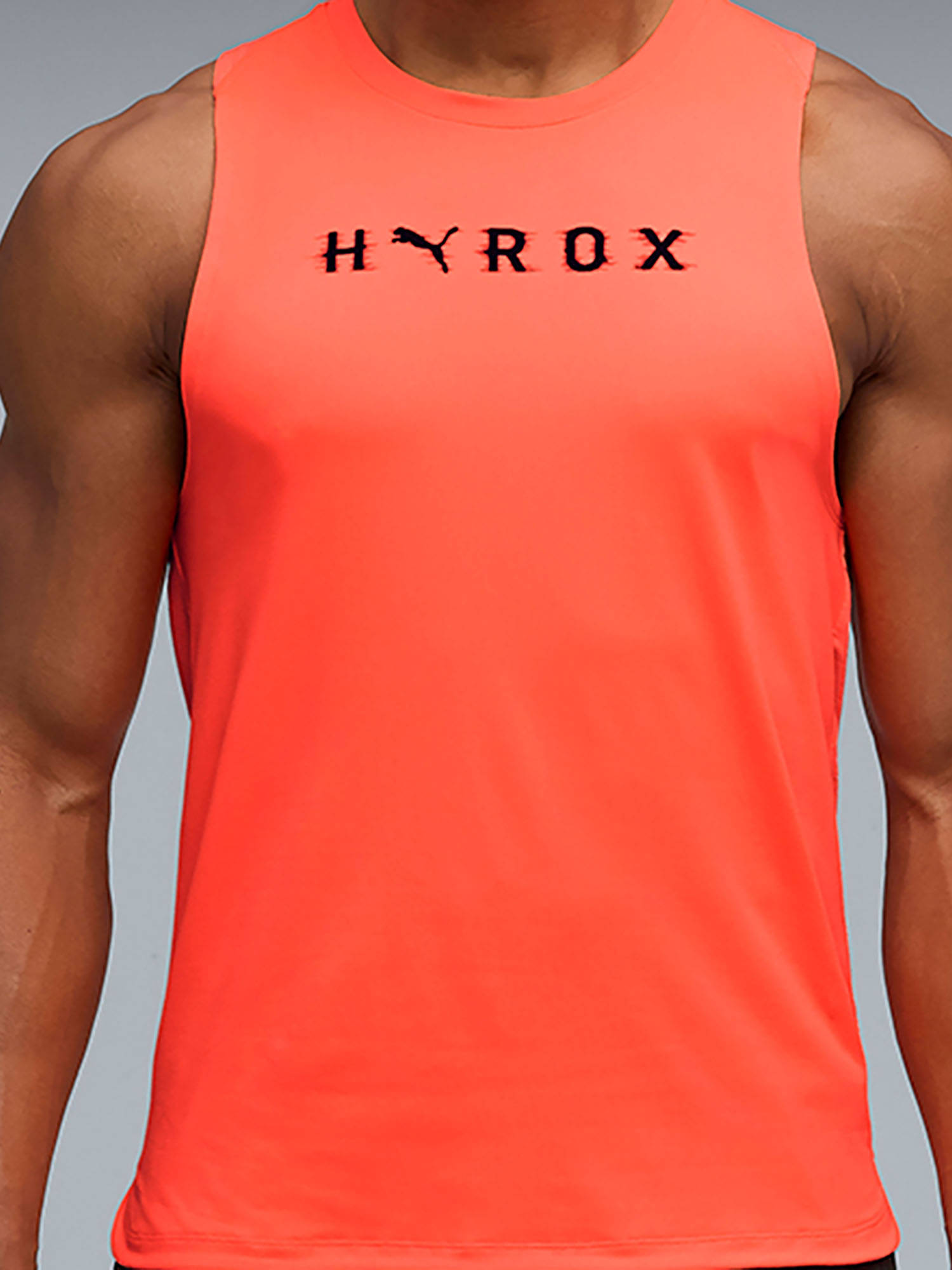 Buy Puma Hyrox Cloudspun Men Peach Regular Fit Training Tank (S