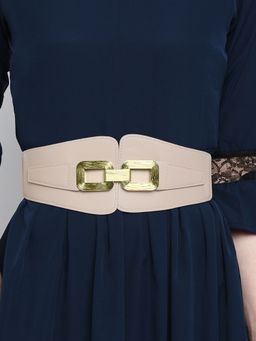 Twenty Dresses by Nykaa Fashion - Beige Solid Party Belt