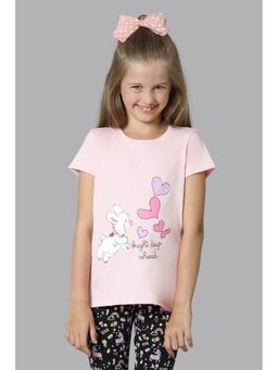 Van Heusen - Girls Ultra Soft & Round Neck T-Shirt - Rose Shadow