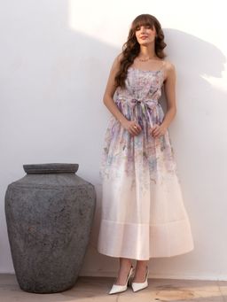 All Eyes On You - AEOY Pastel Floral Print Maxi Dress (2N)