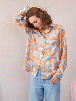 All Eyes On You - AEOY Artsy Floral Print Shirt (1N)