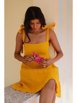 Taru Jaipur - Ida Mini Dress Yellow