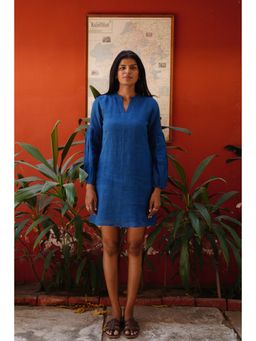Taru Jaipur - Luna Mini Dress Dark Blue