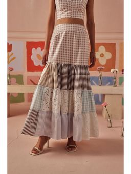 Sage By Mala - Multi-Colour Zarna Maxi Skirt