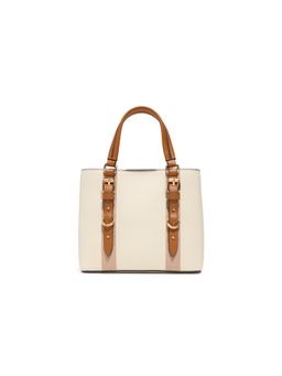 Aldo - MALEAH Womens Beige Satchel Bag With Detachable Strap
