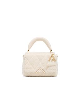 Aldo - TOPLUXE Womens White Top Handle Handbag With Detachable Strap