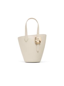 Call It Spring - GISELLAA Womens Bone Top Handle Handbag With Detachable Strap