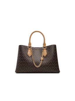 Aldo - BAELI Womens Brown Satchel Bag With Detachable Strap & Chain