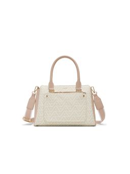 Aldo - KEDERASEAN Womens Beige Satchel Bag With Detachable Strap & Pouch