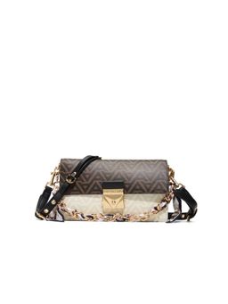 Aldo - GEDIA Womens Multi-Color Cross Body Sling Bag With Detachable Strap & Chain