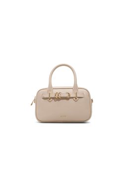 Aldo - VALEDELDARR Womens Beige Satchel Bag With Detachable Strap