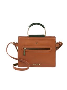 Hidesign - Genuine Leather Womens Crossbody Sling Bag - Tangerine (M)