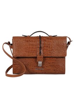 Hidesign - Genuine Leather Womens Handbag - Tangerine (M)