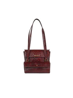 Hidesign - Genuine Leather Womens Handbag With Wallet - Red (M)