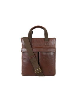 Hidesign - Genuine Leather Mens Crossbody Sling Bag - Tan (M)