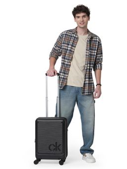 Calvin Klein - HORIZON Range Black 21 Cabin Hard Luggage Bag