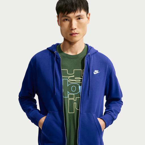 Nike Club - Men's Full-Zip French Terry Hoodie