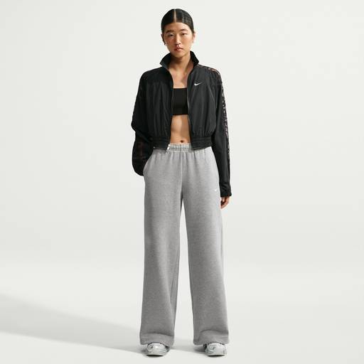 Nike Studio Fleece Medium Weight - Women's Mid-Rise Wide-Leg Trousers