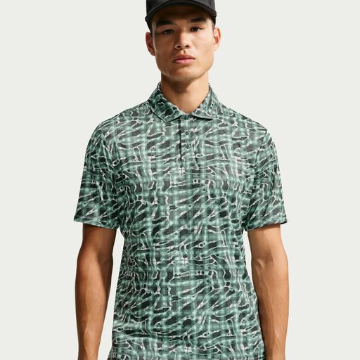 Nike Par - Men's Dri-FIT Tartan Camo Print Golf Polo