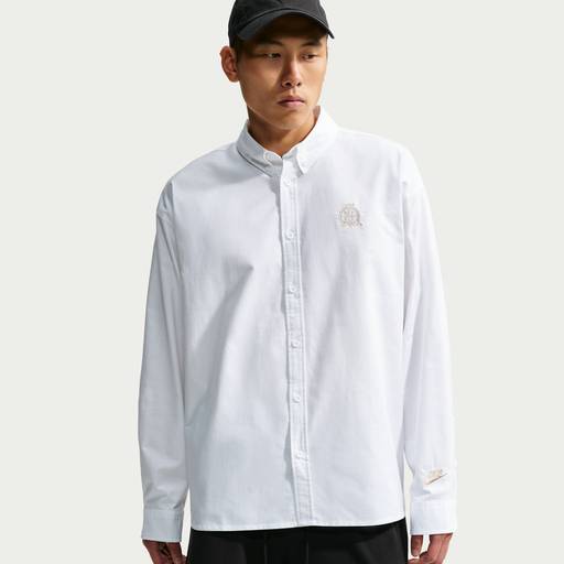 Nike Sportswear Club - Men's Long-Sleeve Oxford Top