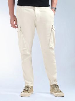 Flying Machine - Solid Relaxed Fit Knitted Joggers