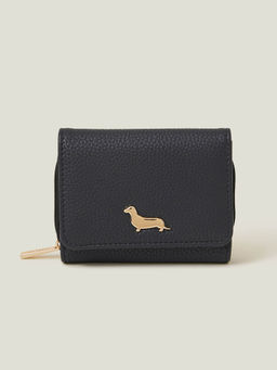 Accessorize London - Women'S Navy Blue Sausage Dog Wallet