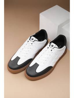 Louis Philippe - Men White Lace Up Sneakers