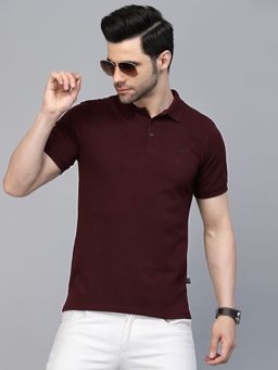 RIGO - Men Wine Polo T-Shirt