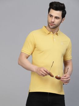 RIGO - Men Yellow Polo T-Shirt