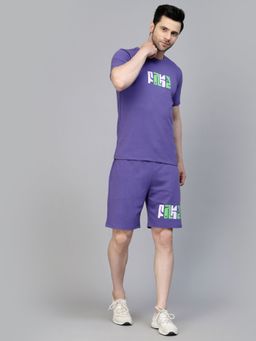 RIGO - Men Purple Terry Co-Ord (Set of 2)