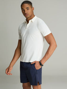 Cava Athleisure - White Ace Bond Polo T-Shirt
