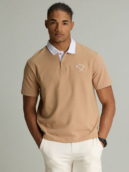 Cava Athleisure - Beige Baseline Polo T-Shirt