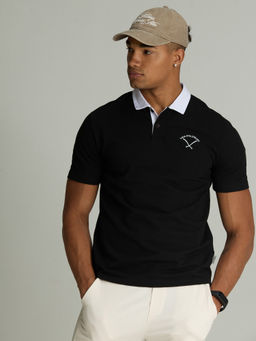 Cava Athleisure - Black Baseline Polo T-Shirt
