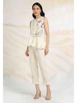 Kaveri - Prairie Petal Off White Top