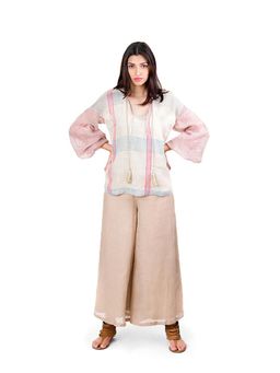 Kaveri - Cowboy Plaid Pirate Multi-Color Top