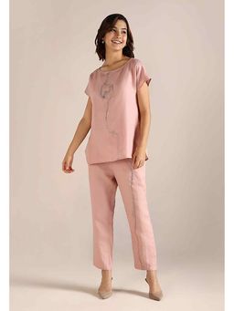 Kaveri - Body Line Roots Pink Top