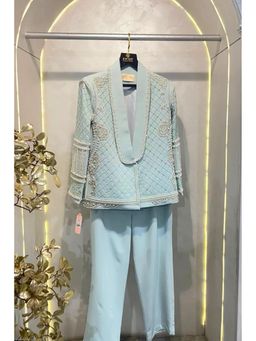 Label Swish - Pearl Embellished Blazer Co-Ord