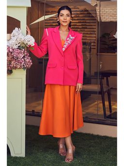 Label Swish - Seraphine Crop Top with Skirt and Blazer