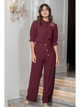 Label Swish - Maroon Top with Pant