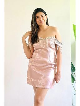 Label Swish - Peach Tassel Dress