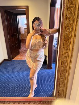 Label Swish - Darling Bustier and Straight Crop Top with Skirt