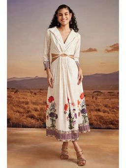 Verb - Beige Mirabella Cutout Maxi Dress