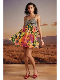 Verb - Mustard Lilly Mini Dress In Sunny