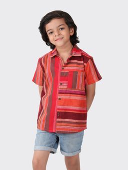 Fabindia - Multi Cotton Short Sleeves Shirt