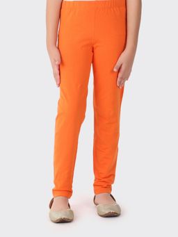 Fabindia - Orange Cotton Blend Legging