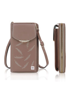 NFI Essentials - Women Brown Crossbody Sling Bag